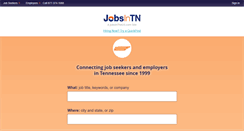 Desktop Screenshot of jobsintn.com